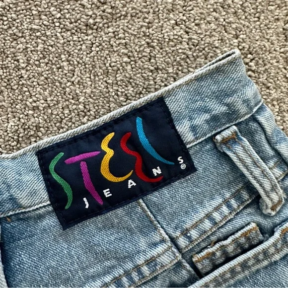 Vintage Steel Jeans Shorts‎ Size 7 - Picture 4 of 9